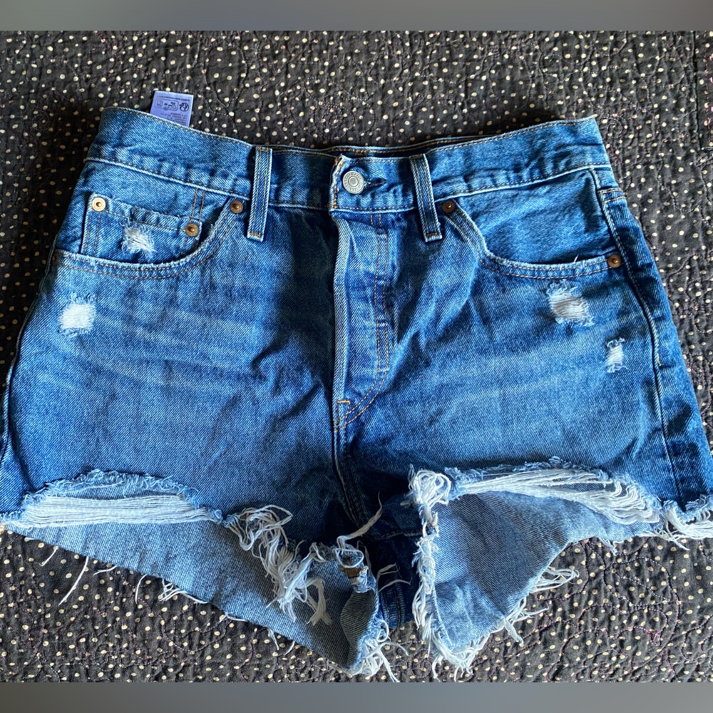 Levi’s Blue Denim Women's Shorts